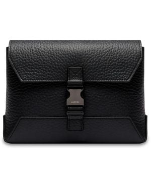 Lancel Milo Buckle Messenger Bag - Black