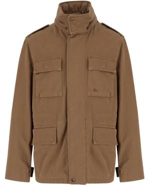 Burberry Equestrian Knight ジャケット - ブラウン
