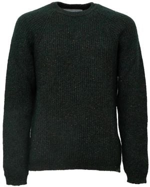 Amaranto Gerippter Pullover - Schwarz