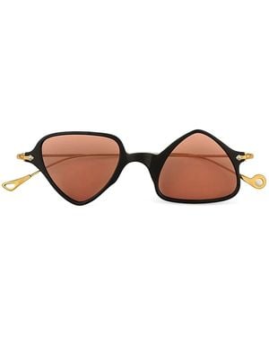 Eyepetizer Twiggy Geometric-Frame Sunglasses - Brown