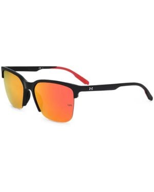 Under Armour Phenom Square-Frame Sunglasses - White