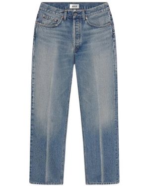 Agolde Lana Button Jeans - Blue