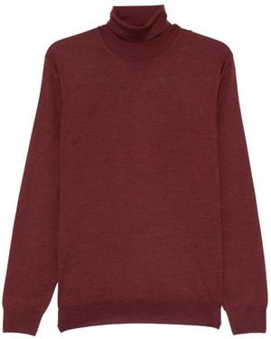 Corneliani Rollneck Jumper - Red