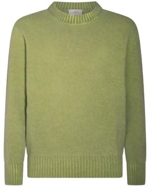 Altea Virgin Wool Brushed Knit Jumper - Green