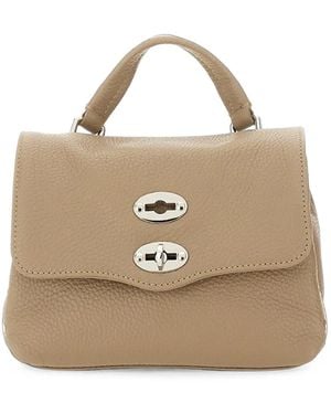 Zanellato Postina Leather Shoulder Bag - Natural