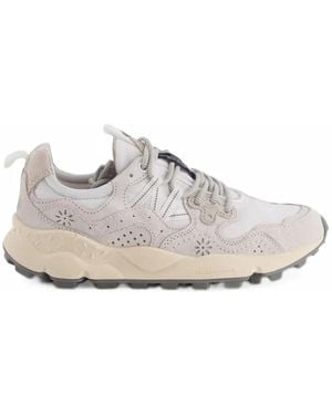 Flower Mountain Baskets Yamano 3 Uni À Lacets - White