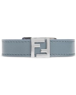 Fendi Logo Buckle Bracelet - Blue