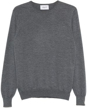 D4.0 Virgin Wool Sweater - Gray