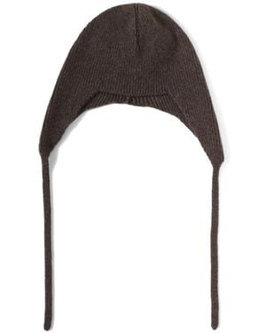The Row Tie-Detail Beanie Hat - Black