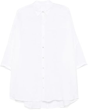 120% Lino Linen Shirt - White
