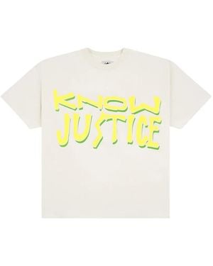 Barriers Justice Peace T-Shirt - White