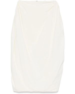 Elena Velez Gonna Lunga Obelisk - Bianco