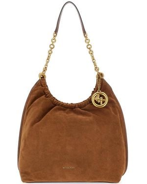 MICHAEL Michael Kors チェーン チャーム ショルダーバッグ - ブラウン