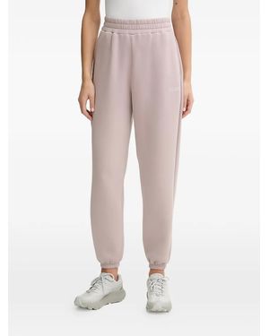Guess Elasticated-Waistband Track Trousers - Pink
