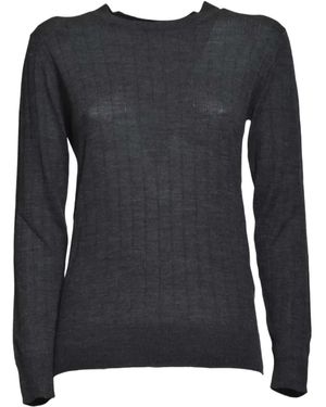 Tagliatore Langärmeliger Pullover - Schwarz
