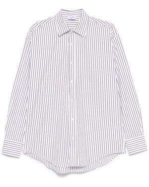Filippa K Striped Cotton Shirt - White
