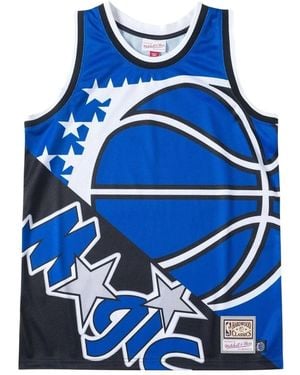 Mitchell & Ness X Nba Big Face Fashion 5.0 Orlando Magic Tank Top - Blue