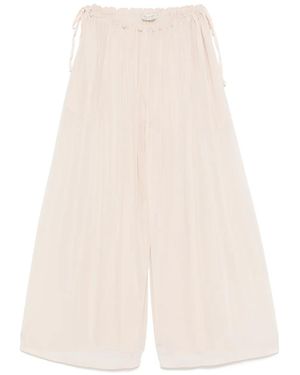 Philosophy Di Lorenzo Serafini メッシュ ワイドパンツ - ナチュラル