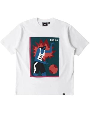 by Parra Baseketball Graphic-Print T-Shirt - White