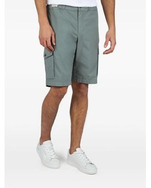 Paul & Shark Cotton Cargo Shorts - Blue