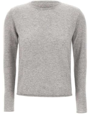 Not Shy Ayla Crew-Neck Long-Sleeve Jumper - Grey