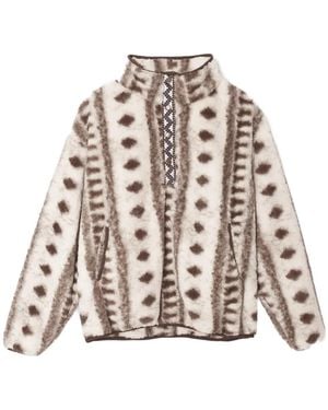 Xirena Sweater Met Geometrisch Patroon - Naturel