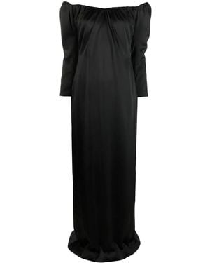 V:PM ATELIER Off-Shoulder Longsleeved Dress - Black