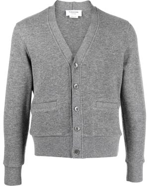Thom Browne Cardigan Aus Kaschmir - Grau