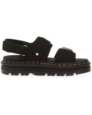 Dr. Martens Zebzag Buckle-Fastening Sandals - Black