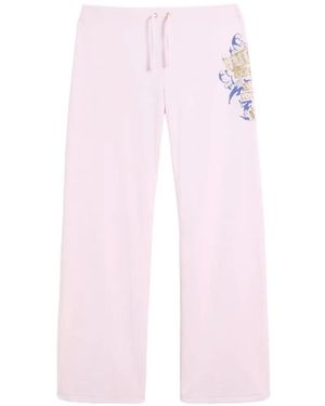 Juicy Couture Logo-Print Track Trousers - Pink