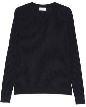 Diana Studio Quarter-Button Jumper - Blue