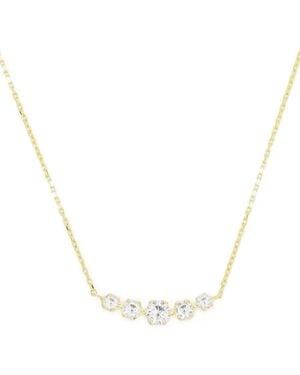 Dinny Hall 14Kt Elyhara Diamond Scoop Necklace - White