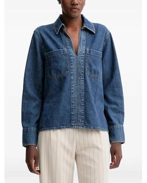 Rag & Bone Channing Denim Shirt - Blue