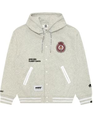 Aape By A Bathing Ape Hoodie Met Applicatiedetail - Wit