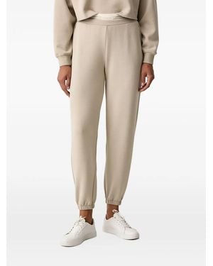 Guess Brianna Logo-Waistband Track Trousers - Natural