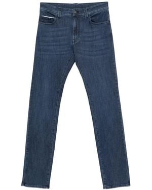 Canali Five-Pocket Jeans - Blue