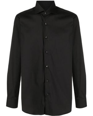 Barba Napoli クラシックシャツ - ブラック
