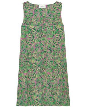 Maliparmi Mini-Jurk Met Schelpenprint - Groen