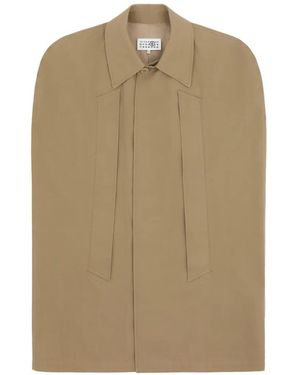 MM6 by Maison Margiela Cotton Coat - Natural