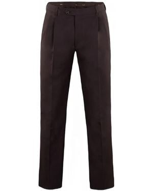 Moorer Jarvis-Slw Pleated Pants - Black