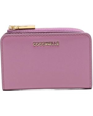 Coccinelle Logo-Plaque Bifold Wallet - Purple