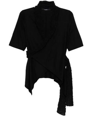 Limi Feu T-Shirt À Effet Froissé - Black