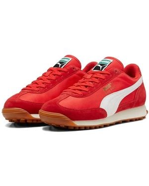 PUMA Easy Rider Vintage Trainers - Red
