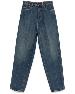 Miu Miu Jean À Coupe Cigarette - Bleu
