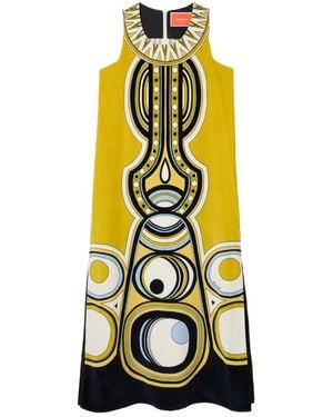 La DoubleJ Totem Placée Dress - Yellow