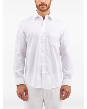 Brooks Brothers Ainsley Colla Shirt - White