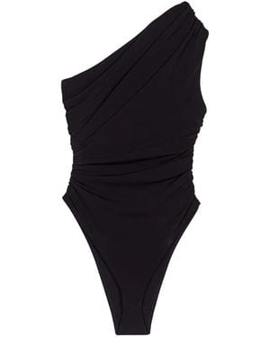 Maje Asymmetric One-Shoulder Body - Black