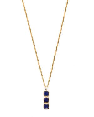 Tom Wood Mini Cushion Lapis Lazuli Pendant Necklace - Metallic