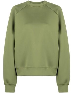 Cynthia Rowley Round-Neck Long-Sleeved Sweatshirt - Green