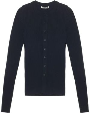 AURALEE Cardigan - Blu